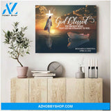 God blessed the broken road that led me straight to you - Personalized canvas