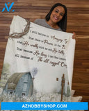 God Fleece blanket - I Still Belive in Amazing Grace, Gift For Family Friends Gift Home Decor Bedding Couch Sofa Soft And Comfy Cozy