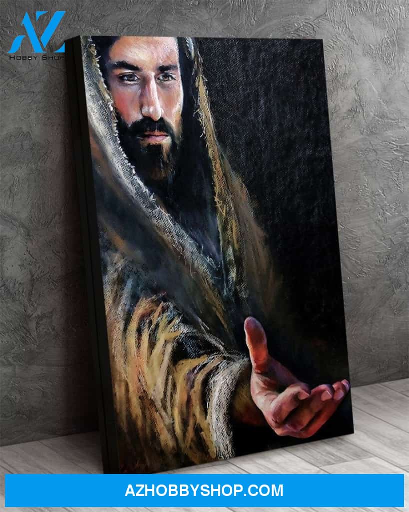 God Give Me Your Hand - Matte Canvas, gift for you, gift for him, gift for her, gift for christian