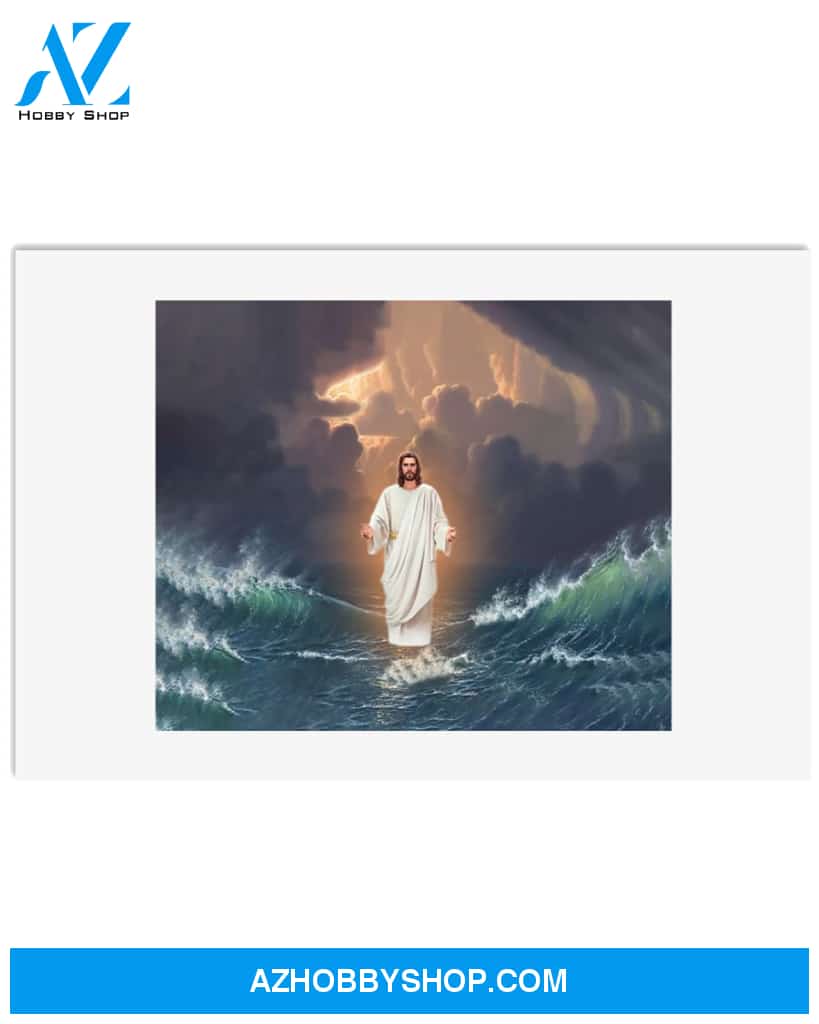 God Hope In The Storm Awareness And Beliefs Easter Canvas And Poster, Wall Decor Visual Art, Wall Poster, My Poster Wall
