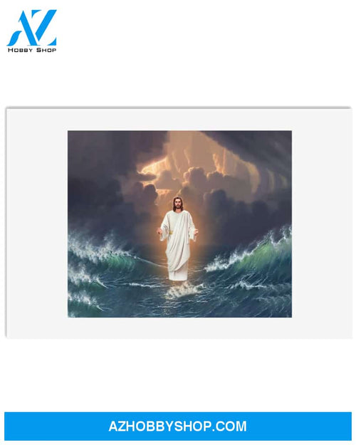God Hope In The Storm Awareness And Beliefs Easter Canvas And Poster, Wall Decor Visual Art, Wall Poster, My Poster Wall
