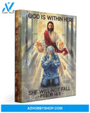God Is Within Her Canvas Print
