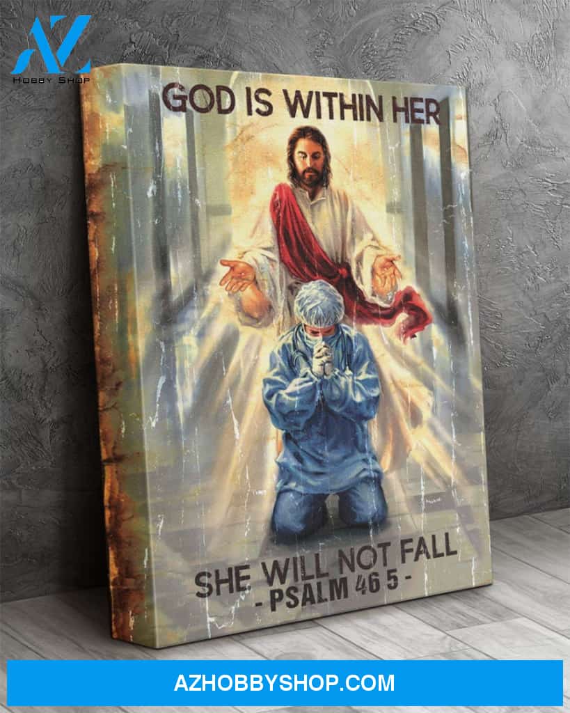 God Is Within Her Canvas Print