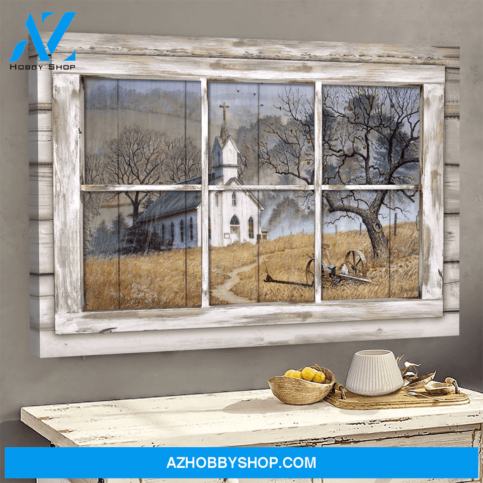 God Jesus Horizontal Canvas Wall Art - God Wall Art - The Church