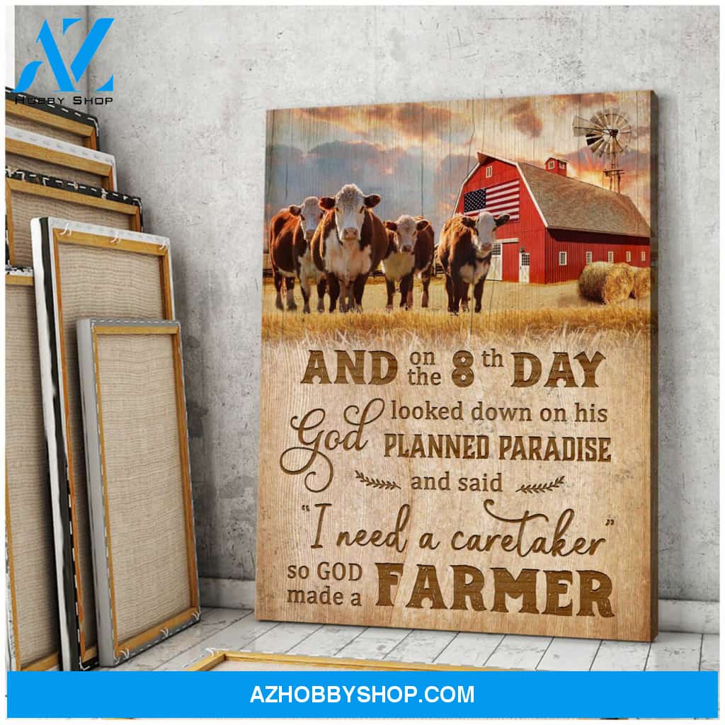 God Looked Down On His Planned Paradise Canvas Wall Art Decor