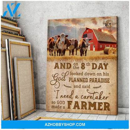 God Looked Down On His Planned Paradise Canvas Wall Art Decor