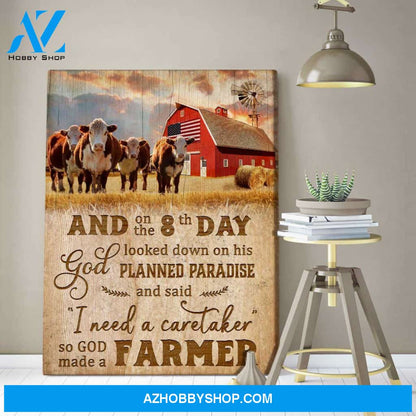 God Looked Down On His Planned Paradise Canvas Wall Art Decor