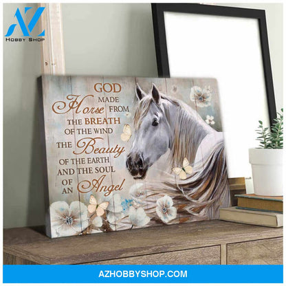 God Made Horse , Gorgeous Horse Canvas Wall Art
