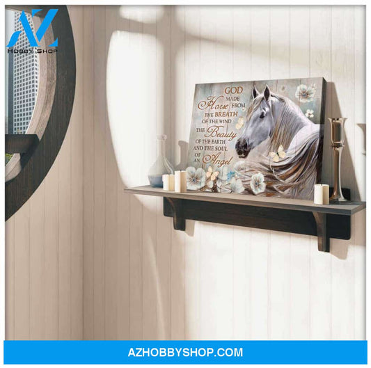 God Made Horse , Gorgeous Horse Canvas Wall Art
