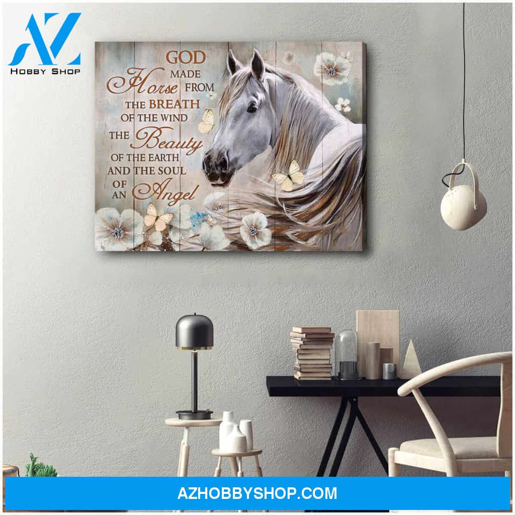 God Made Horse , Gorgeous Horse Canvas Wall Art