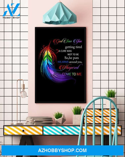 God Saw You Getting Tired Whispered Come To Me Canvas And Poster Wall Decor Visual Art Mother's Day Gift
