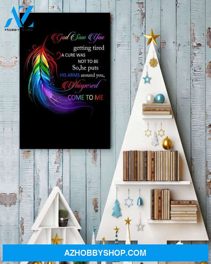 God Saw You Getting Tired Whispered Come To Me Canvas And Poster Wall Decor Visual Art Mother's Day Gift