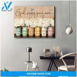 God Says Hummingbird Wall Art Canvas