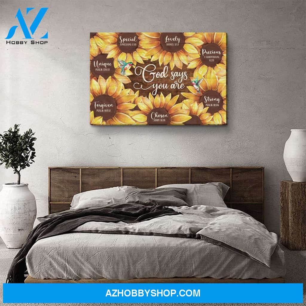 God Says You Are 2 - Premium Matte Canvas