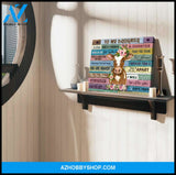 God Says You Are Calf Cow Canvas Wall Art Decor