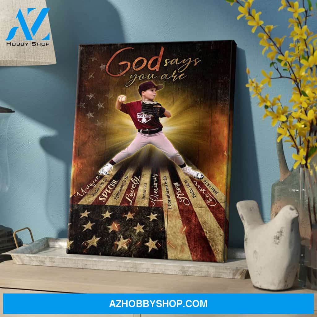 God Says You Are Customized Baseball Poster/Canvas Prints