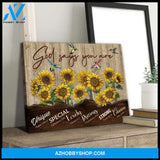 God Says You Are Hummingbird Wall Art Canvas