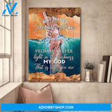 God took my hand - My God, that is who you are Jesus Portrait Canvas Prints, Wall Art