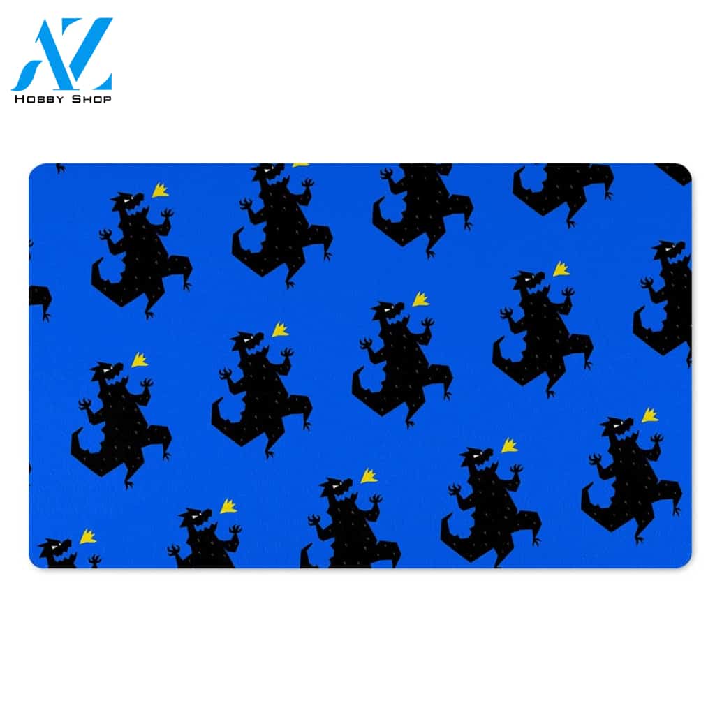 Godzilla Print Door Mat