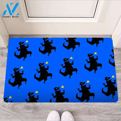 Godzilla Print Door Mat