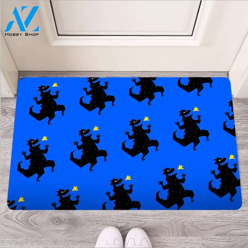 Godzilla Print Door Mat