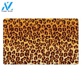 Gold Leopard Door Mat