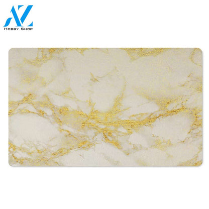 Gold Marble Door Mat