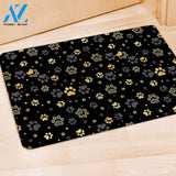 Gold Paw Door Mat
