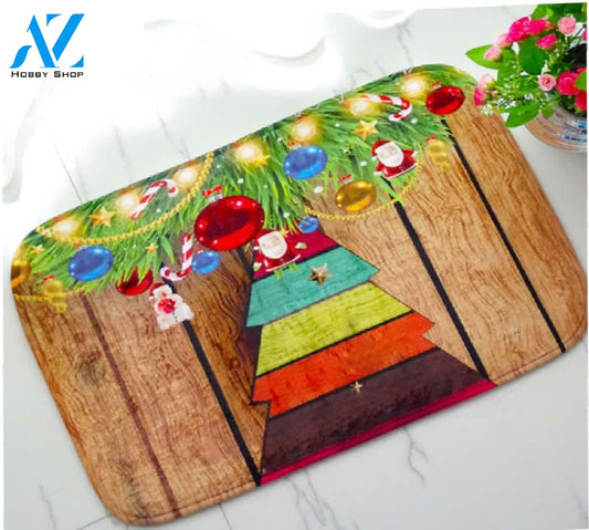 Golden Christmas Bells Doormat Indoor And Outdoor Mat Entrance Rug Sweet Home Decor Housewarming Gift Gift Friend Family Christmas Holiday