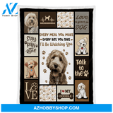 Golden Doodle Blanket, Every Meal You Make I'll Be Watching You, Dog Lover