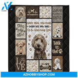 Golden Doodle Blanket, Every Meal You Make I'll Be Watching You, Dog Lover
