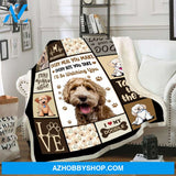 Golden Doodle Blanket, Every Meal You Make I'll Be Watching You, Dog Lover