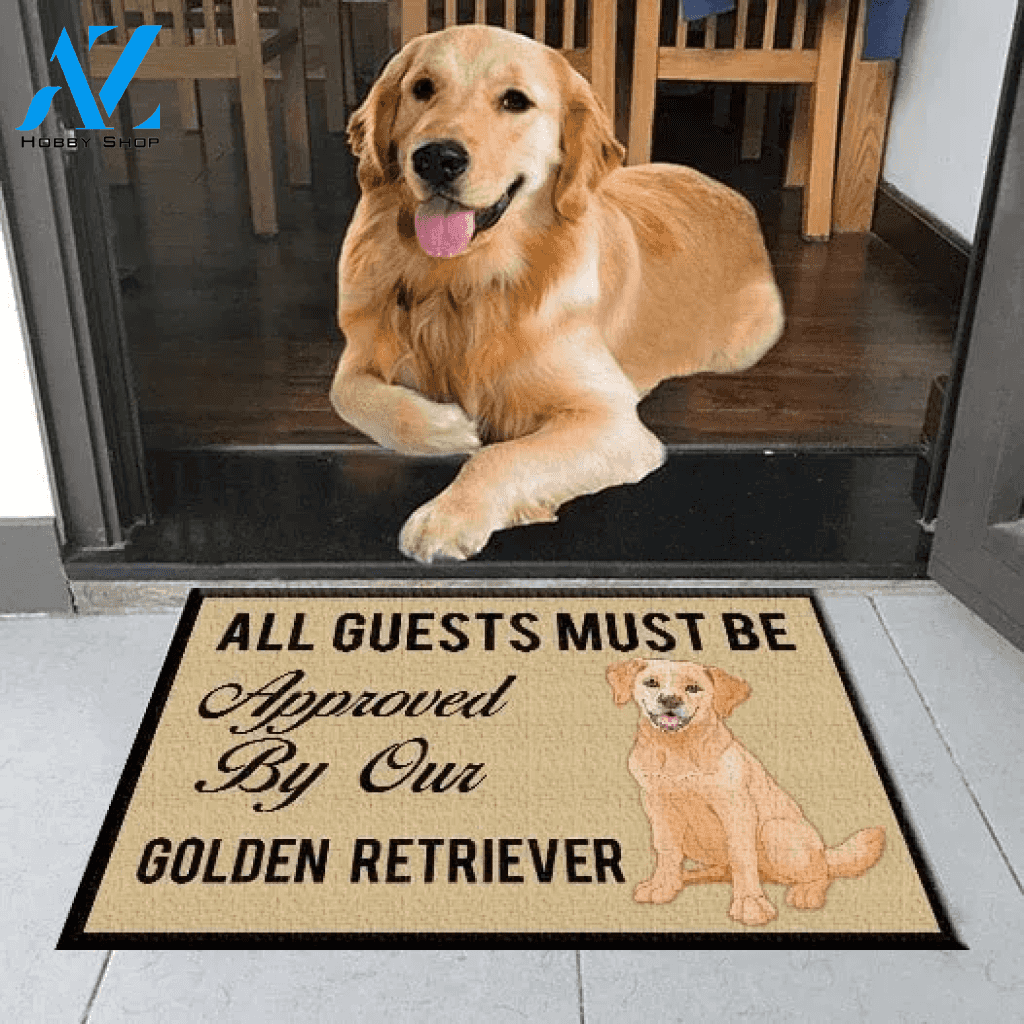 Golden Retriever Approveby Our Golden Retriever Doormat
