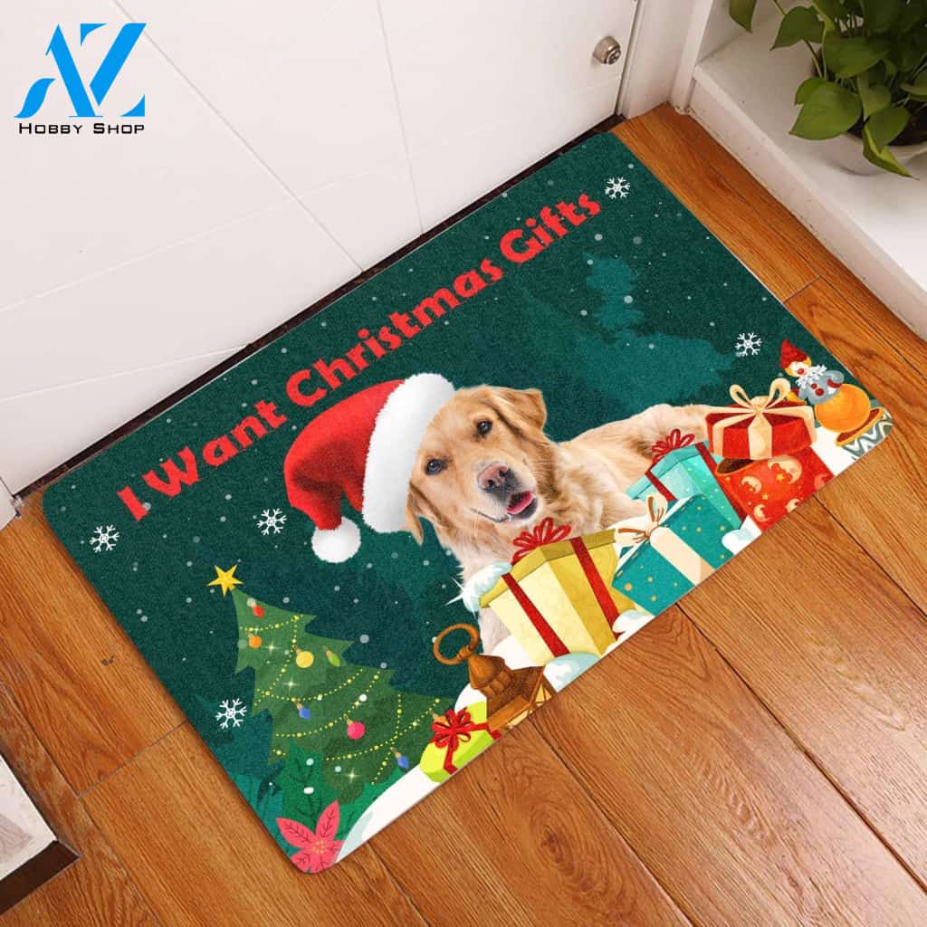 Golden Retriever Christmas Gifts - Dog Doormat | Welcome Mat | House Warming Gift