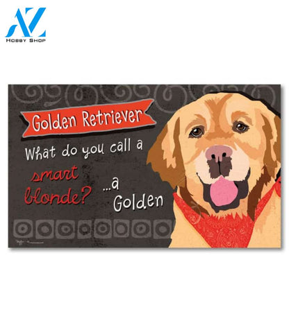 Golden Retriever Doormat - 18" x 30"