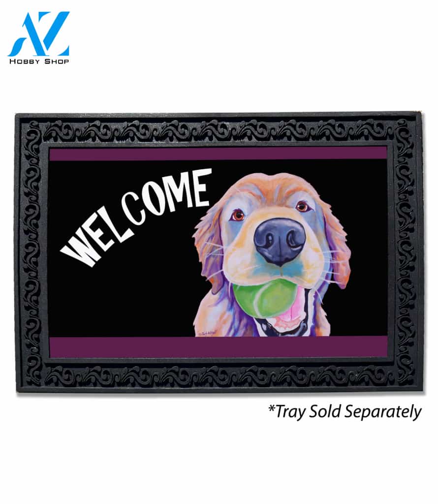 Golden Retriever Have A Ball Doormat - 18" x 30"