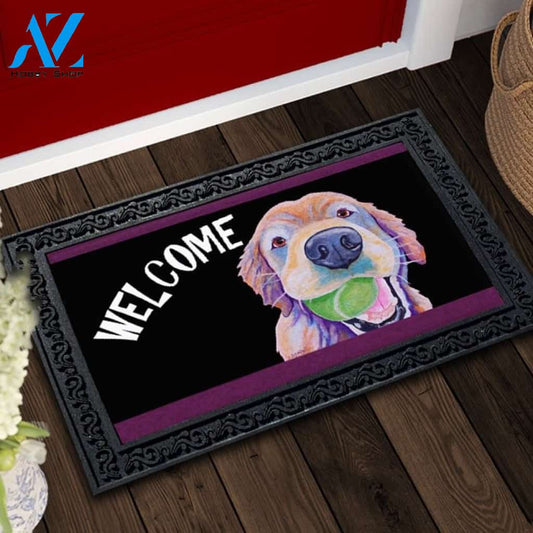 Golden Retriever Have A Ball Doormat - 18" x 30"