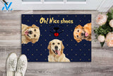 Golden Retriever Oh Nice Shoes Doormat | Welcome Mat | House Warming Gift