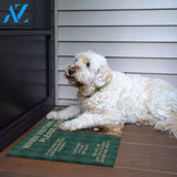 Golden Retrievier Puppy's Rules Doormat