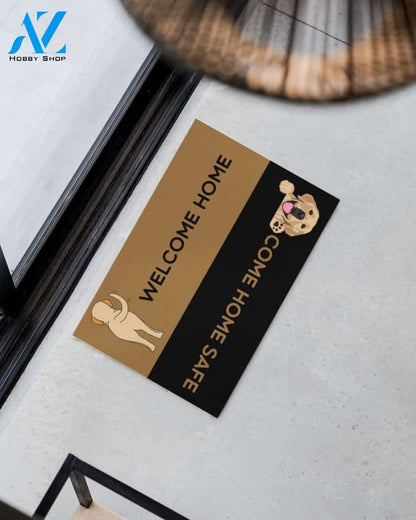 Golden Welcome Goodbye Doormat Gift For Golden Lovers Gift For Friend Family Home Decor Warm House Gift Welcome Mat