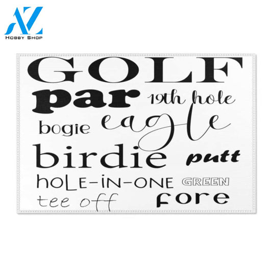 Golf Area Sports Doormat Indoor And Outdoor Mat Entrance Rug Sweet Home Decor Housewarming Gift Gift For Golfers Friend Family Golf Lovers