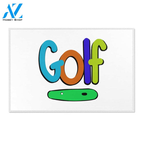 Golf Area Sports Golf Welcome Doormat Indoor And Outdoor Mat Entrance Rug Sweet Home Decor Housewarming Gift Gift For Golfers Friend Family Golf Lovers