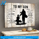 Golf Gift To My Son From Dad Lover Canvas Gift For Son