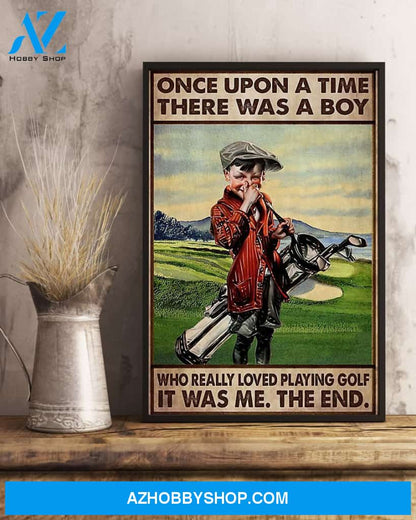 Golf It Was Me Vertical Canvas Wall Art, Wall Decor Visual Art