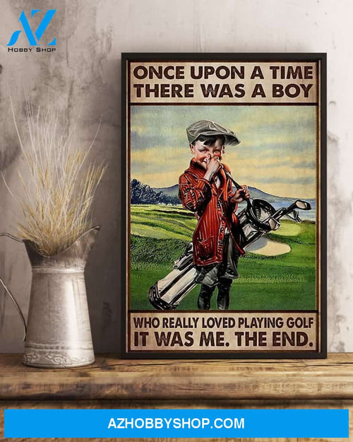 Golf It Was Me Vertical Canvas Wall Art, Wall Decor Visual Art