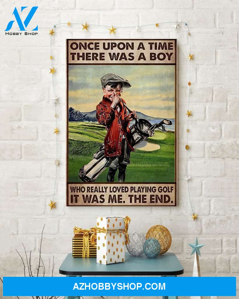 Golf It Was Me Vertical Canvas Wall Art, Wall Decor Visual Art