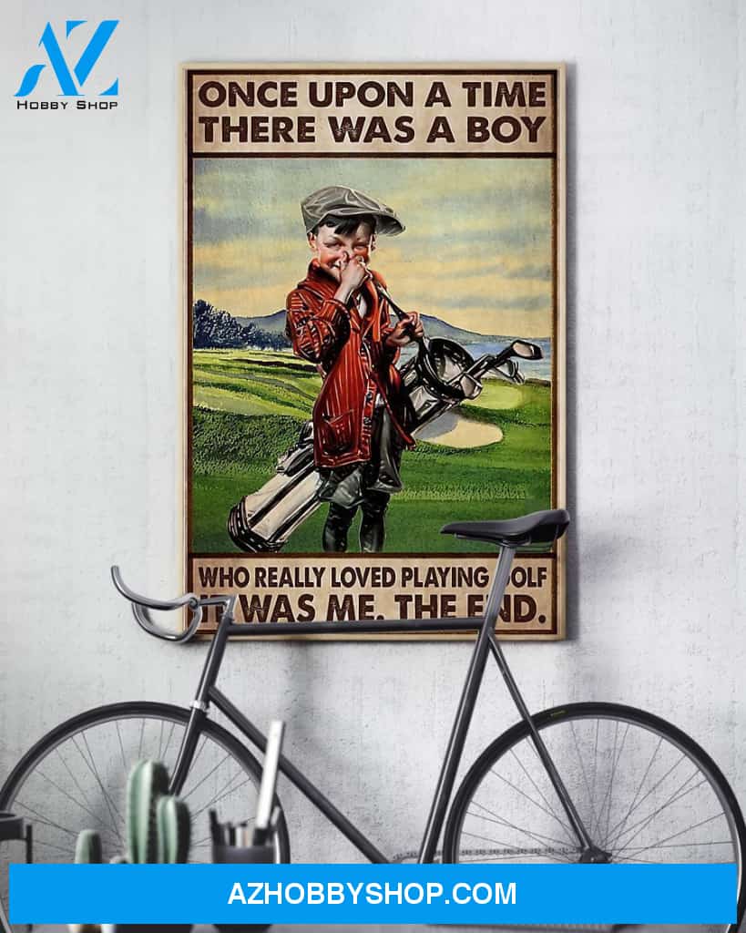 Golf It Was Me Vertical Canvas Wall Art, Wall Decor Visual Art