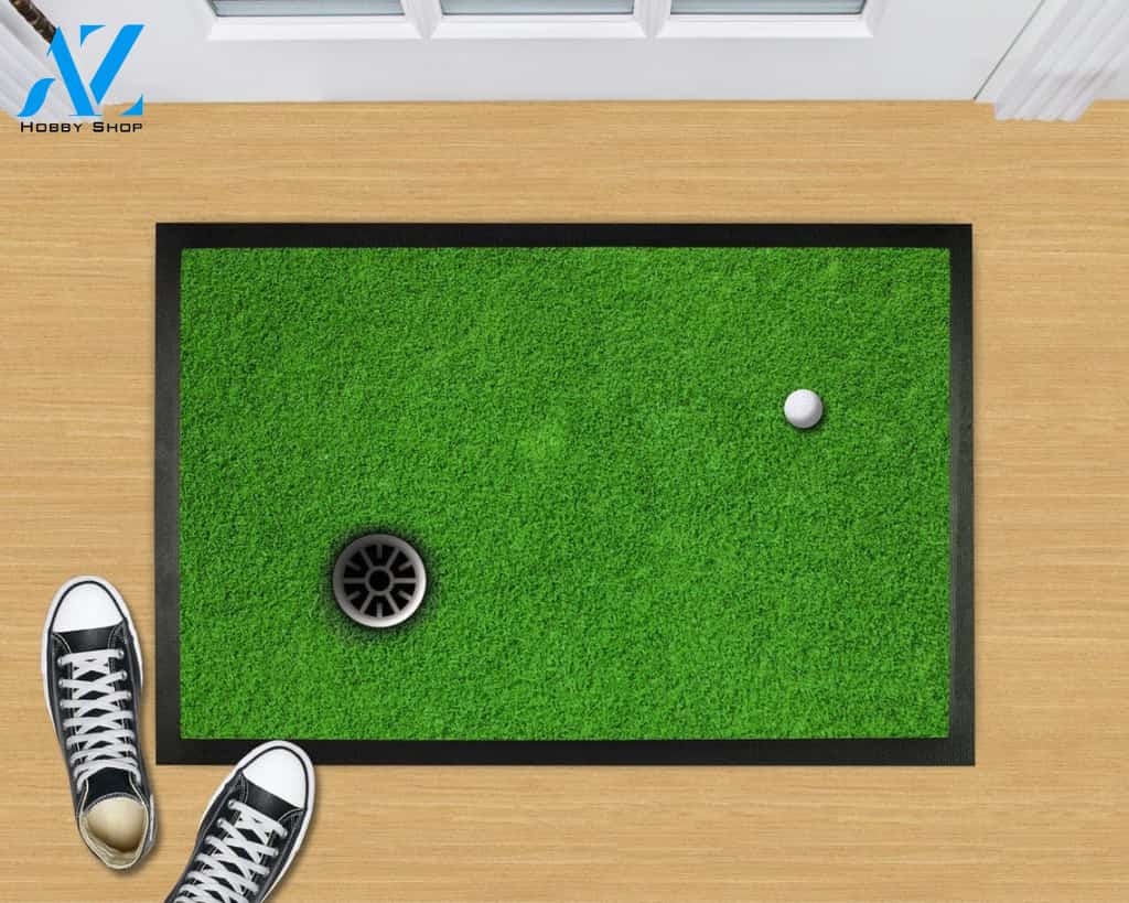 Golf Welcome Sports Doormat Indoor And Outdoor Mat Entrance Rug Sweet Home Decor Housewarming Gift Gift For Golfers Friend Family Golf Lovers