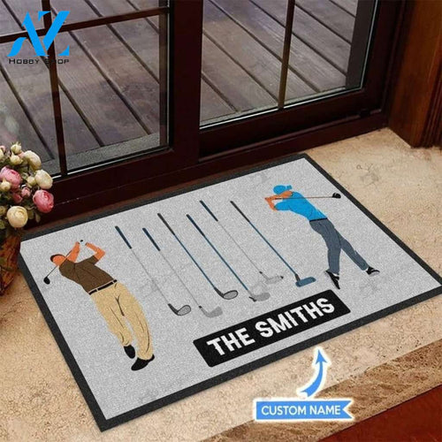 Golfer Basic Custom Doormat Gift for Golf lovers