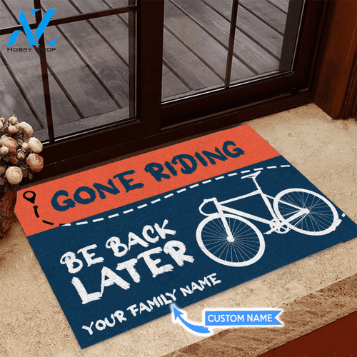 Gone Riding Be back later Custom Doormat | Welcome Mat | House Warming Gift